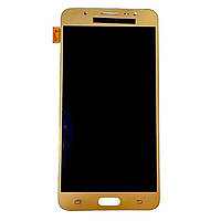 Дисплей Samsung J710 / J7 2016 TFT/SLIM з регулюванням яскравості Gold