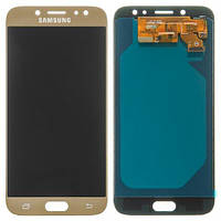 Дисплей Samsung J730 / J7 2017 TFT/SLIM 2 з регулюванням яскравості Gold