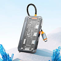 Хаб Asometech Smooth Connection 100W 10in1 Type-C до 4K HDTV/VGA/SD/TF Card/USB 3.0/3.5mm/PD Fast Charge