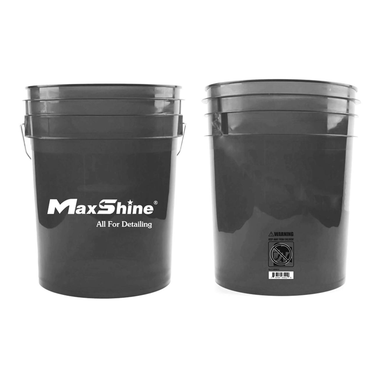 MaxShine Detailing Bucket Grey - Відро для миття та полірування, без кришки, 20 L, фото 1