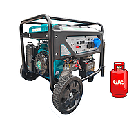 Генератор ГАЗ/бензиновый INVO H9000D-G 7.2/7.7 кВт с электрозапуском