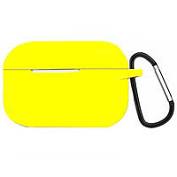 Чохол для AirPods Pro Full Case з карабіном- жовтий