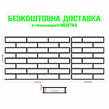 Трафарет для штукатурки багаторазовий Цегла 722х472х3 мм tdsn-1.3DR, фото 2