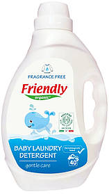 Органічний рідкий пральний порошок Friendly Organic без запаху 2000 мл. (40 циклів прання)