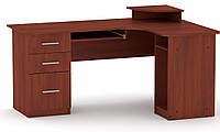Угловой компьютерный стол СУ-3 яблоня Компанит (160х110х87 см)