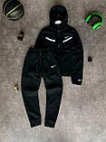 Чоловічий спортивний костюм Nike M1634 чорний ХХL, фото 3