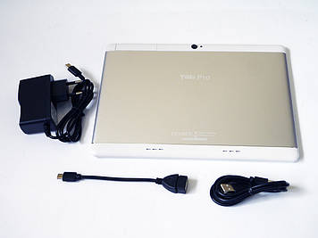 10,1" Планшет TabPro Сріблястий 2Sim - 8Ядер+4GB Ram+32Gb ROM+GPS+Android + TypeC