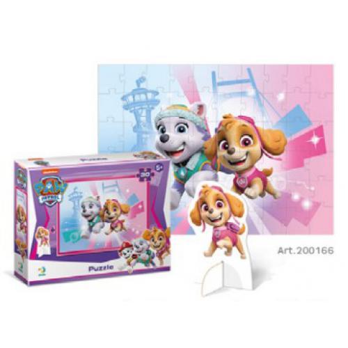 Пазли DoDo Щенята Paw Patrol 200165 200166, 60 деталей із фігуркою, фото 1