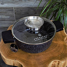 Казан круглий із мармуровим покриттям Edenberg 2,3 л, фото 3