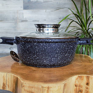 Казан круглий із мармуровим покриттям Edenberg 2,3 л, фото 2
