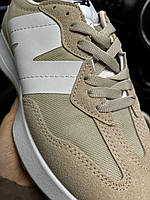 Бежеві кросси Нью Беленс 327. Зручні жіночі кроссівки New Balance 327., фото 8