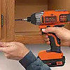 Шурупокрут ударний акумуляторний безщітковий BLACK+DECKER BDCIM18N, 18 В, 210 Нм  (Без акумулятора і ЗП), фото 6