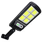 Ліхтар вуличний Solar Sensor Ligh BK-818-6 COB на сонячній батареї чорний, фото 4