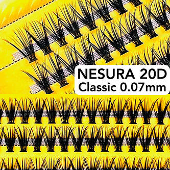 Вії Nesura Classic 20D 0.07 Класік