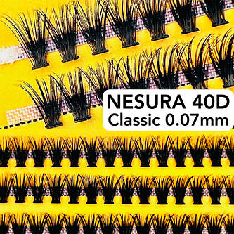Вії Nesura Classic 40D 0.07 Класік