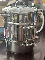 Соковарка Українка об'ємом 8 літрів з нержавіючої сталі