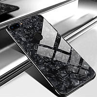Чехол для iPhone 6/6s- Marble Glass черный