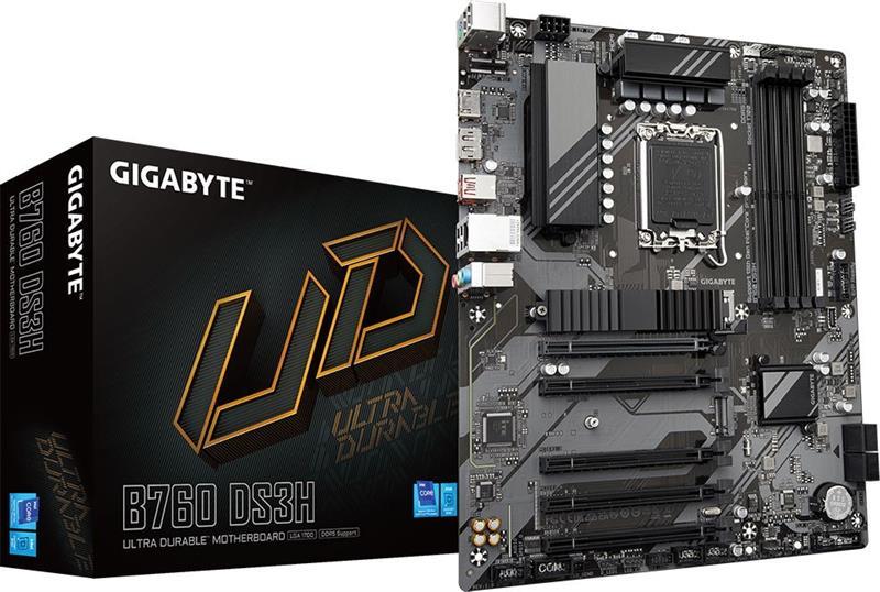 Материнська плата Gigabyte B760 DS3H AX Socket 1700 — висока продуктивність, продумана функціональність, фото 1
