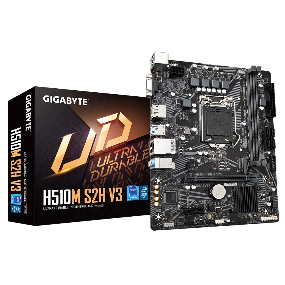 Материнська плата Gigabyte H510M S2H V3 Socket 1200 — компактна, надійна, оптимальна для Intel Core 10 і 11