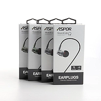 Навушники з мікрофоном Aspor A203- золотий