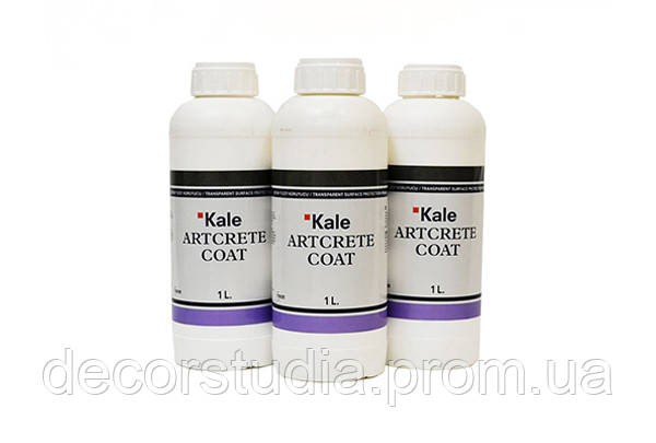 Лак для мікроцементу та декоративної штукатурки глянцевий Artcrete Coat 1 л
