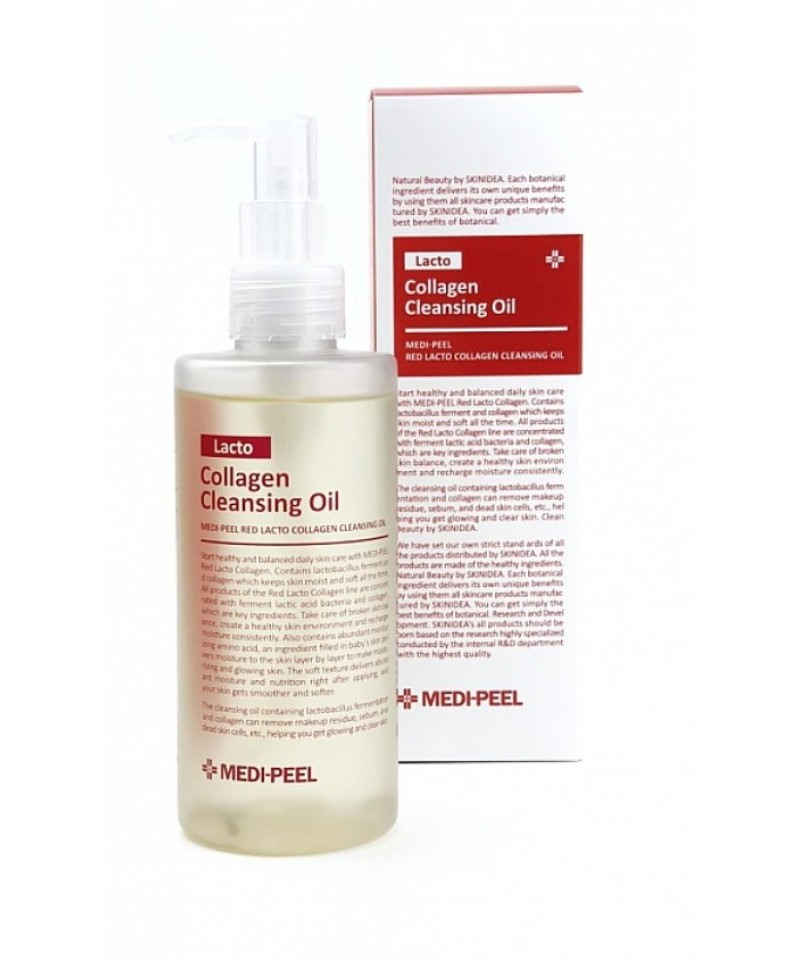 Гідрофільна олія з пробіотиками та колагеном Medi-Peel Red Lacto Collagen Cleansing Oil 200мл