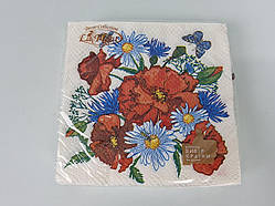 Серветка (ЗхЗЗ, 16 шт.) La Fleur Польова радість (022) (1 пачка)