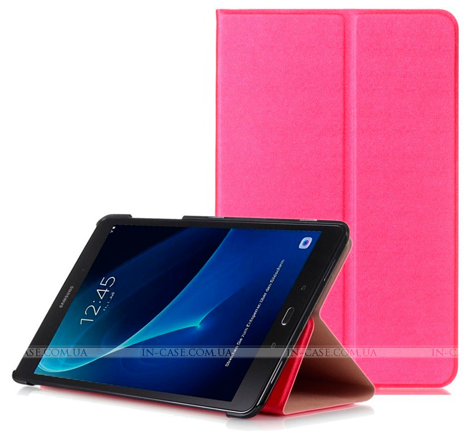 Чохол Slim Stand для Samsung Galaxy Tab A 10.1 2016 SM-T580, SM-T585 Hotpink + плівка