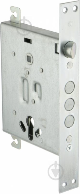 Дверний замок вхідний Гном матовий хром 000043097, фото 1