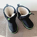 Зимові дитячі термоботки для хлопчика, теплі дутики для хлопчиків, дитячі зимові дутики на хлопчика, фото 4