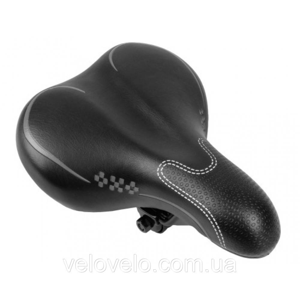 Сідло JET AZ-300BF-B1 (26,5 x 19.5 см) трекінгове з замком на пружинах