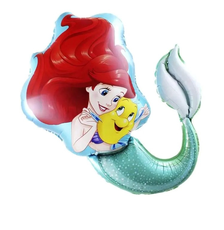 Фольгований шар Принцеса Аріель 80х76 см