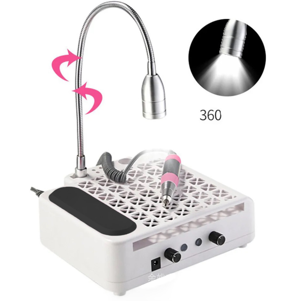 YDJ-802 - Витяжка + Фрезер + Підсвічування LED + підставка для рук 4 в 1 на 45 000 об.хв. 140 Вт., фото 1