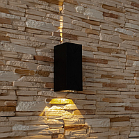 Фасадный LED светильник лучи цвет Черный 6 Ват Diasha DFB-2055-2BK