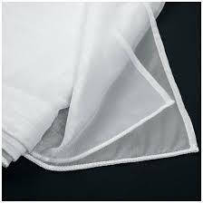 Тюль шифон з обважнювачем, білий колір, Туреччина, висота 3,0 м