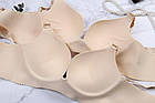 Жіночий регульований бюстгальтер бра з чашками пуш ап, Безшовний бюстгальтер пуш-ап 70A, фото 5