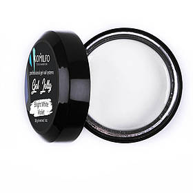 Моделюючий гель-желе Komilfo Gel Jelly Bright White Violet, 30 мл