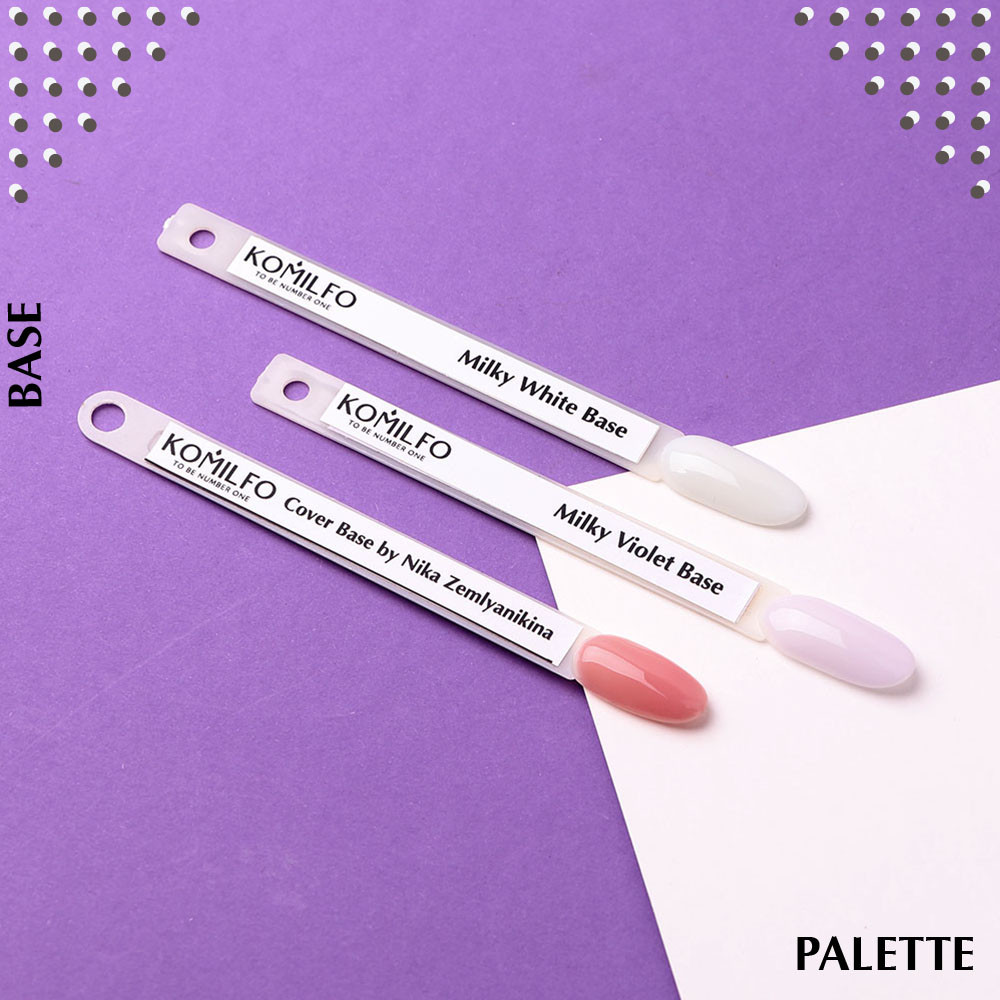 Молочна база для нігтів Komilfo Milky White Base, 30 мл, фото 1