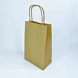 Крафт-пакет, 150*90*220 мм, з ручками, фото 2