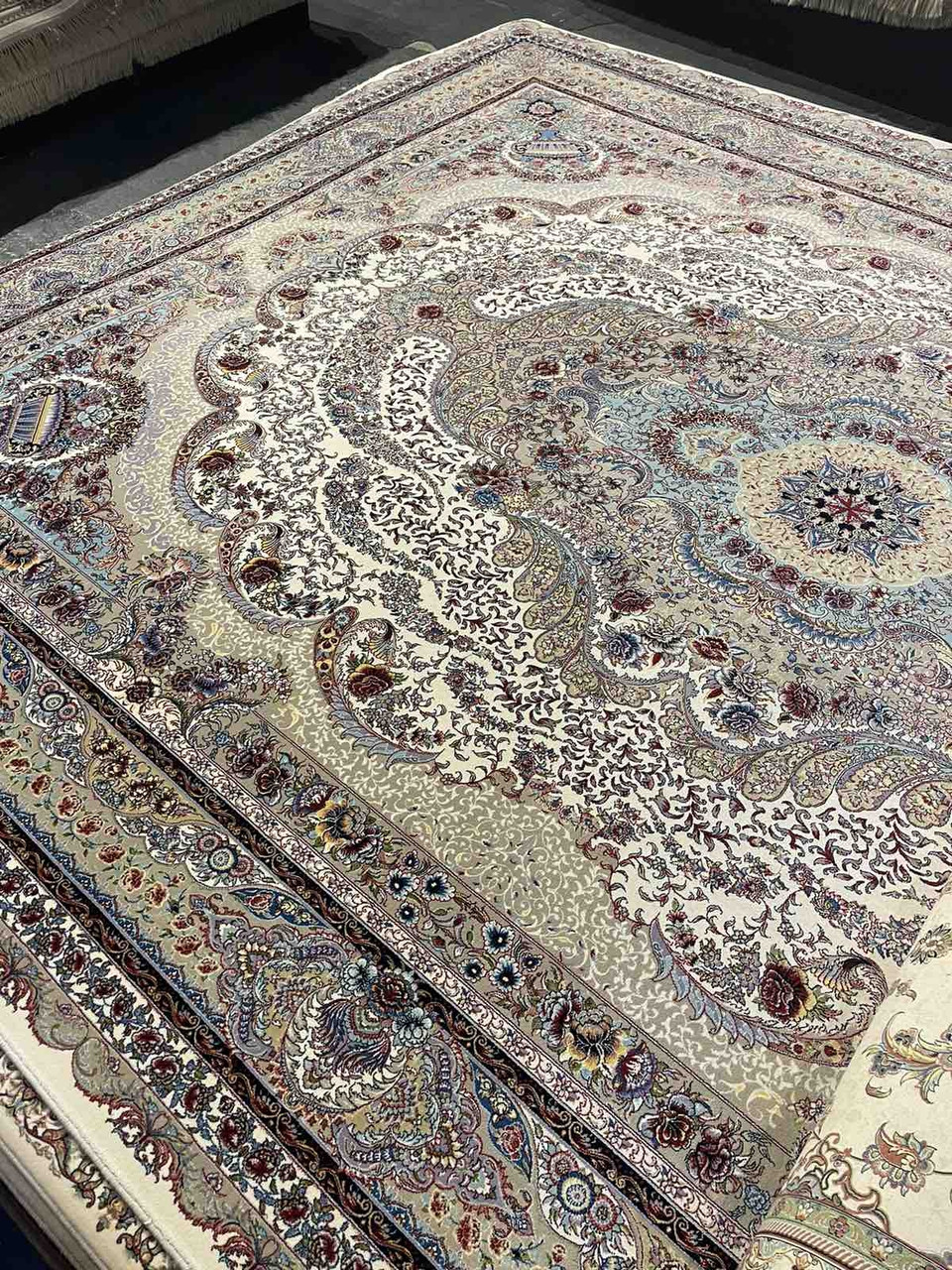 ІРАНСЬКИЙ КИЛИМ SH 1002 CREAM КРУГЛИЙ, фото 1