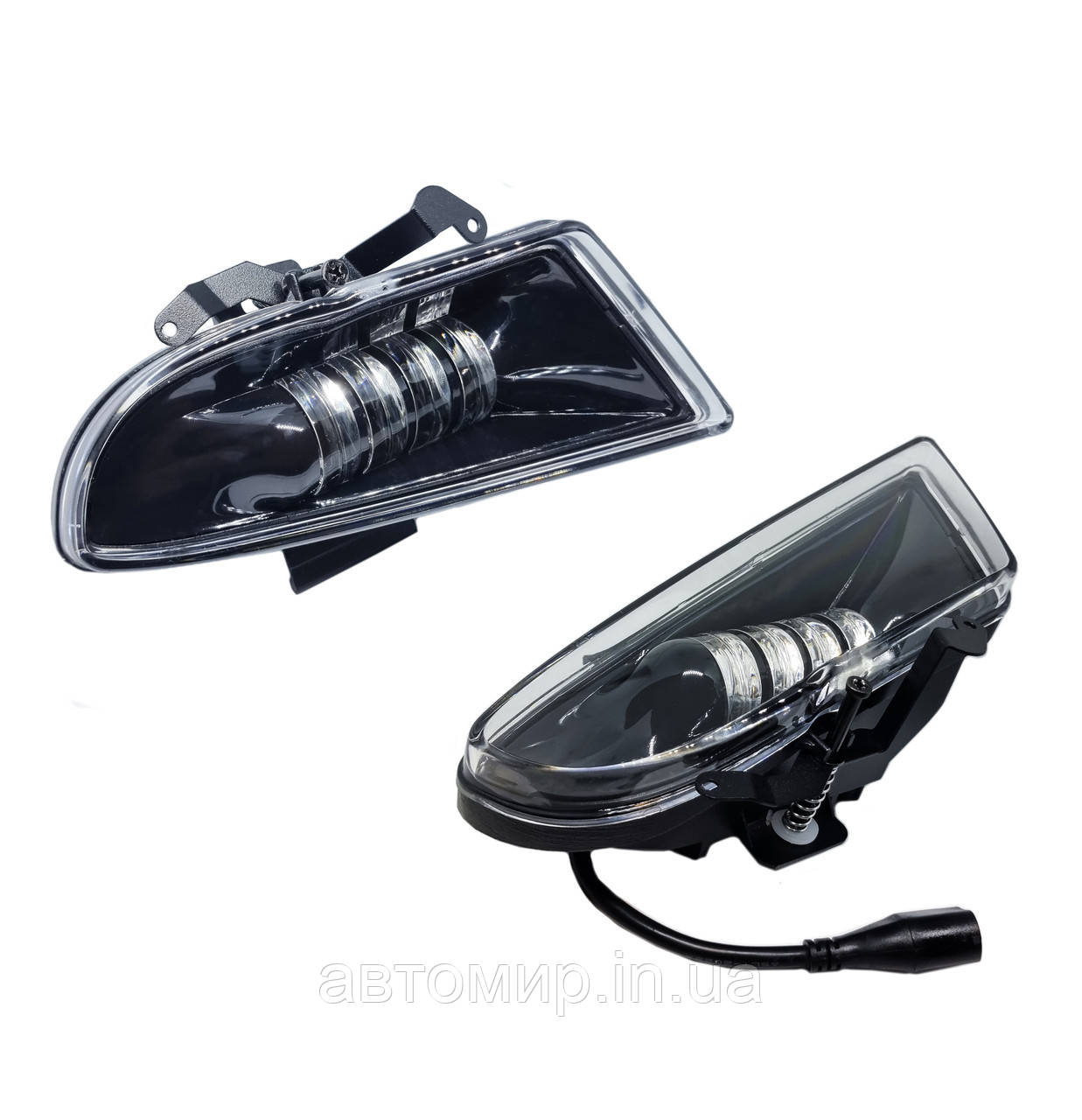 Протитуманні фари Hyundai Accent 2002-2006 40W ПТФ Led туманки Хюндай Акцент штатні метал комплект
