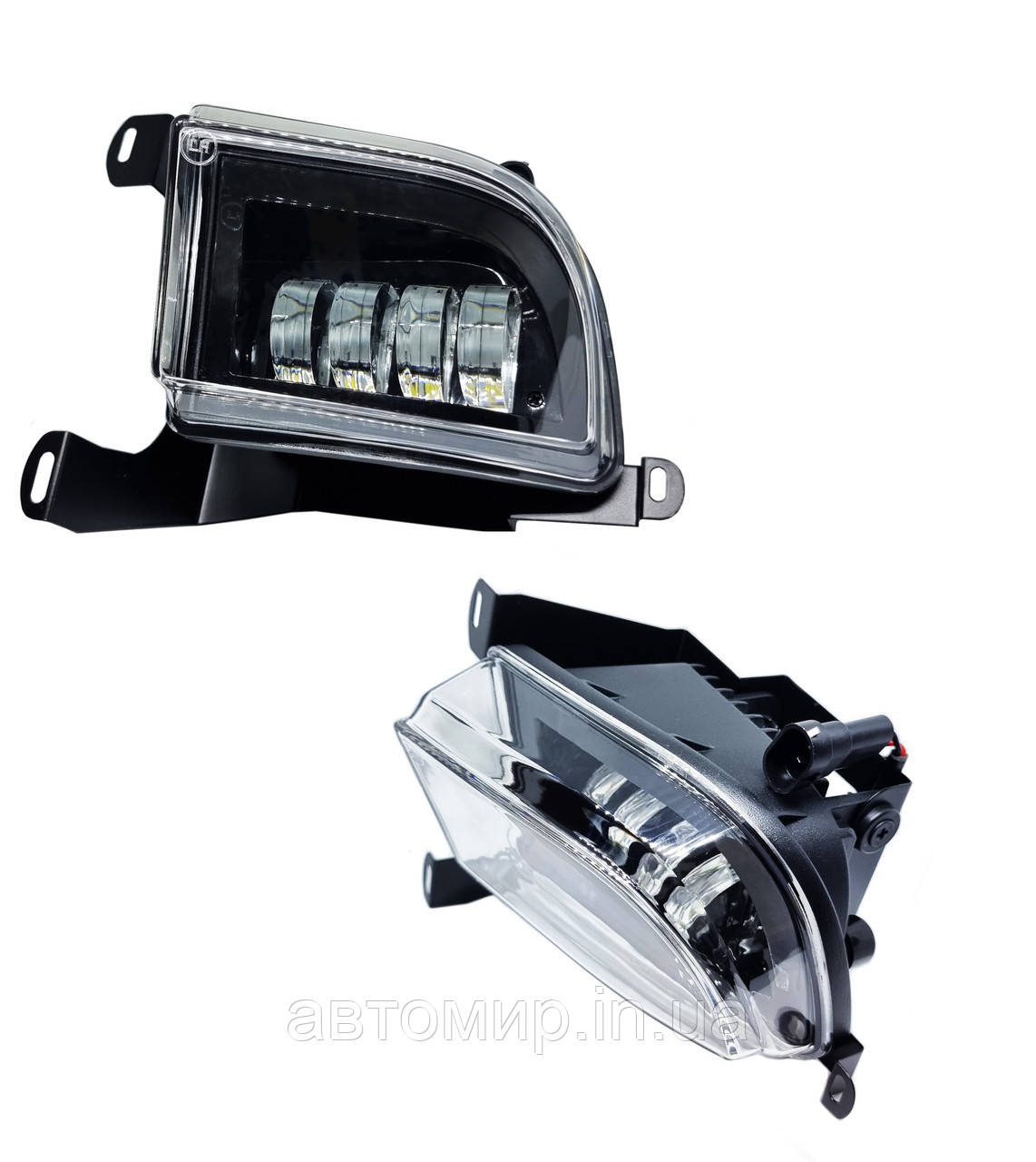 Протитуманні фари Chevrolet Lacetti 40W ПТФ Led туманки Лачетті седан універсал штатні метал комплект