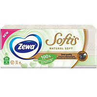 Носовые платочки Zewa Softis Natural Soft 10x9 шт