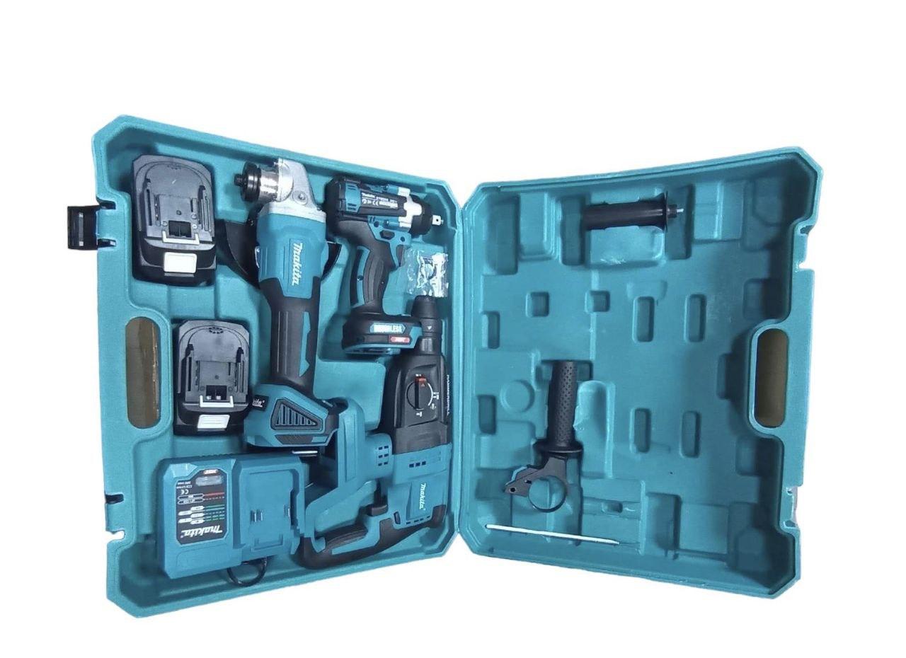 Набір акумуляторного інструменту Makita 36V — перфоратор, болгарка DGA 404, гайковерт DTW285