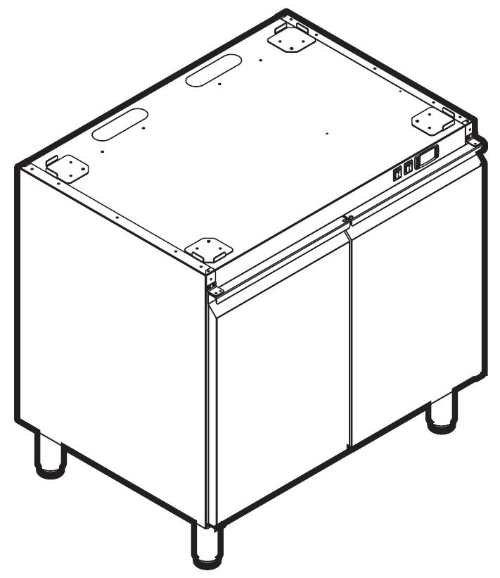Шафа ростійна CLFF-901T PRIMAX 780x680x900 мм (000006059)
