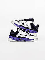 Жіночі Кросівки Adidas Niteball Black Purple / Адідас Найтбал Білі з Чорним та Фіолетовим, фото 4