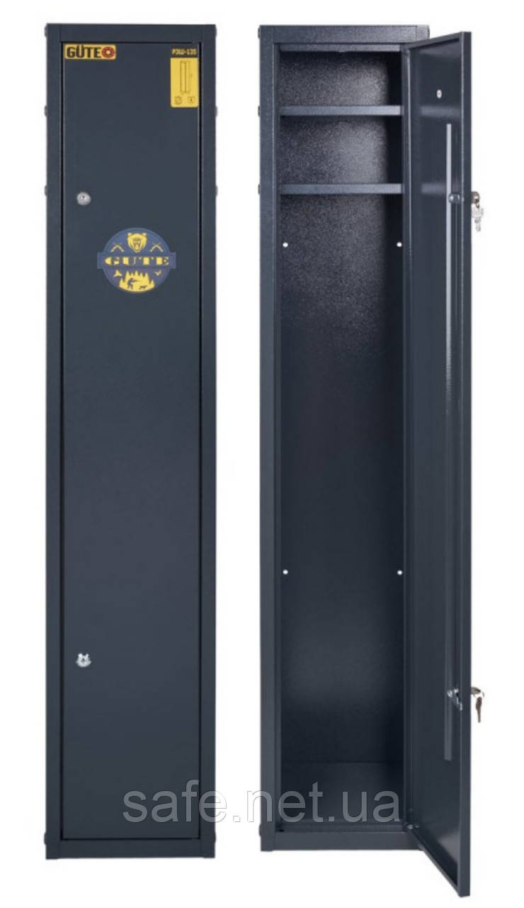 Сейф збройовий розбірний GÜTE РЗШ-135 (ВxШxГ:1350x250x250) на 2 рушниці, сейф для рушниці, мисливський сейф