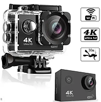 Экшн камера с водонепроницаемым кейсом 4К Wi-Fi Ultra HD Sports Action Camera,