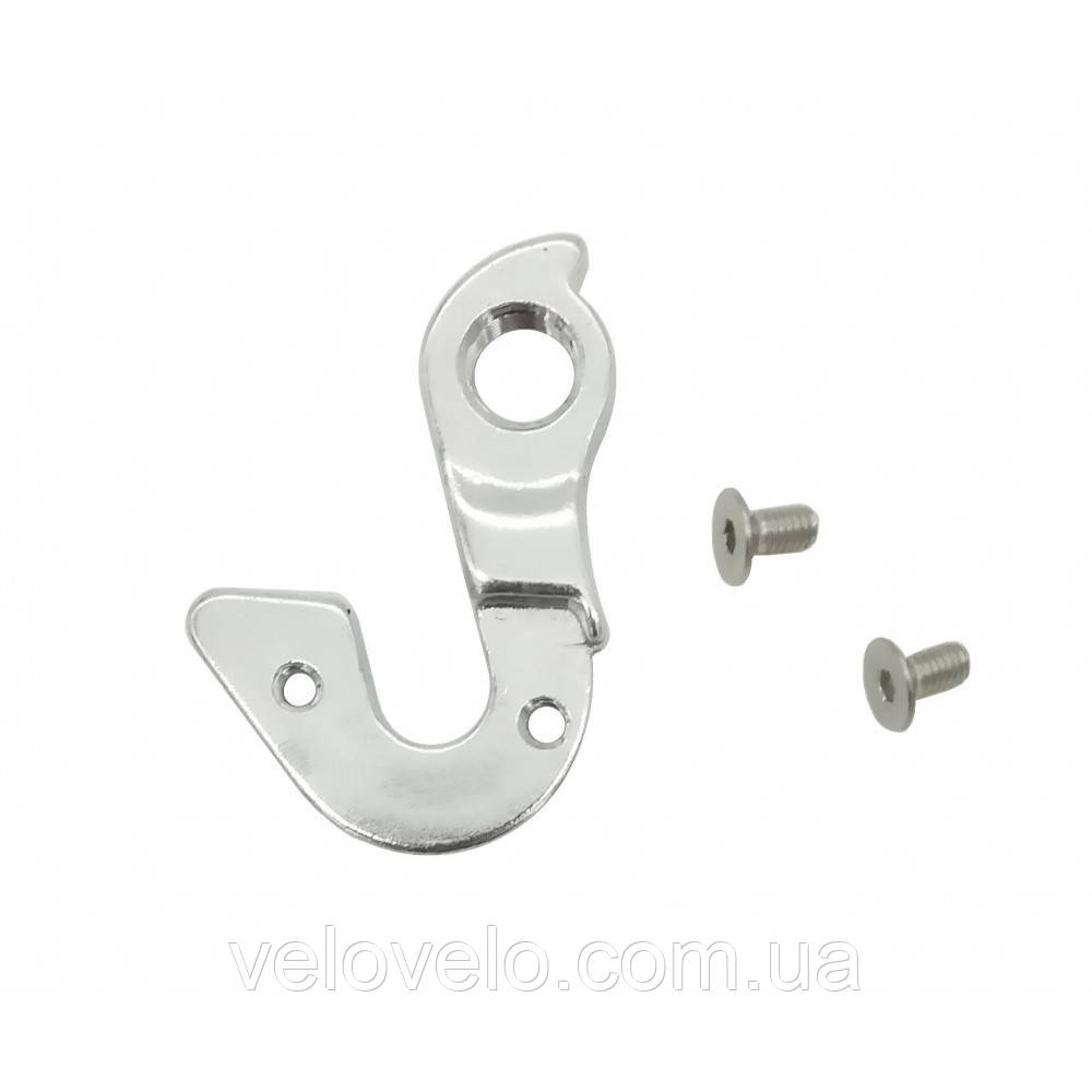 Тримач заднього перемикача з гайкою (півник) алюмінієвий до рами GH-070