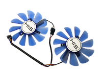 Кулер для відеокарти, комплект 2*85 мм HIS FirstD FDC10U12S9-C кріплення 39*39*39мм 4pin новий
